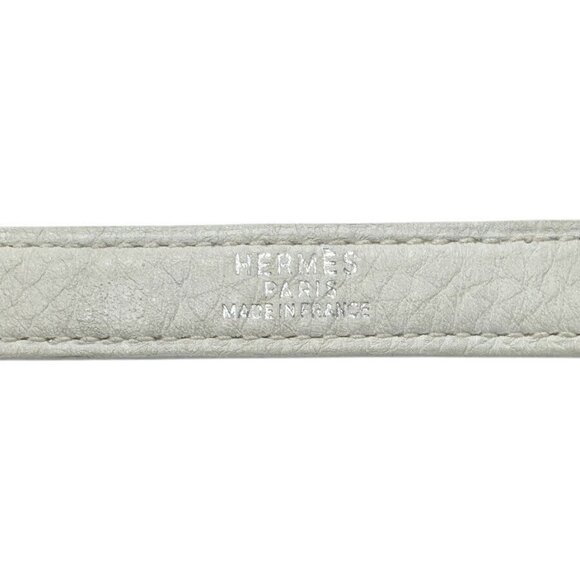 Auth HERMES Shoulder strap white Taurillon Clemence z2956 - Picture 5 of 9